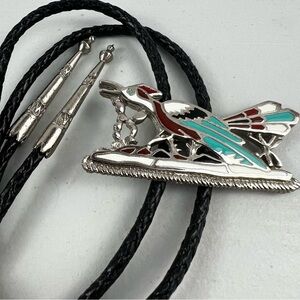 Roadrunner Bolo Tie. Southwestern Style.